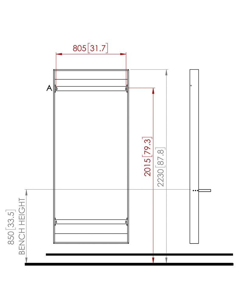 Casa - Salon mirror in ash wood